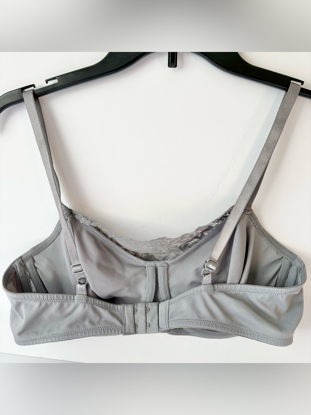 Olga Gray Lace Cami Bra - Picture 4 of 7